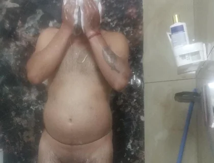 Indian Desi Man Enjoy Shower and Masterbation Show