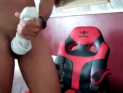 Jerking in a Sock Feel so Good.