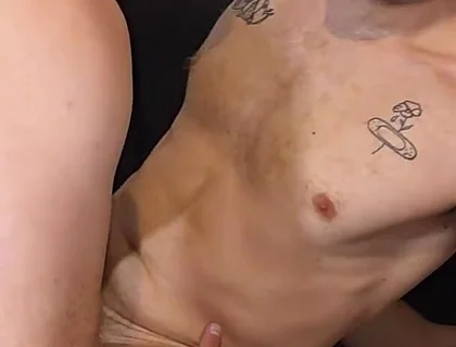 Double Stuffing Italian Bottom Raw Hung Cock Threesome Part 2