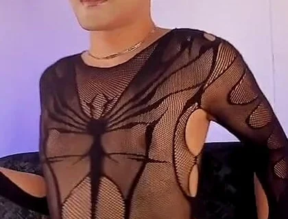 Ken Femboy Dances in Front of the Camera Dressed as a Whore Sissy