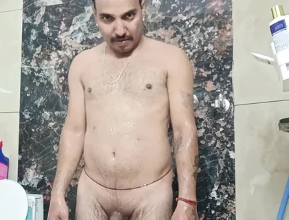 Indian Desi Police Officer Stepfather Get Suckiing and Shower with Neighbour Stepfather and Army Officer Stepfather