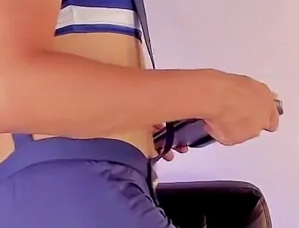 Sissy Submissive Ken Records Herself Bouncing Fat Ass Just for You