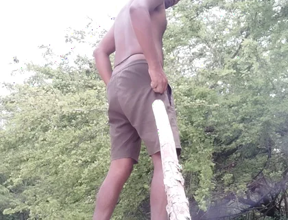 Xhard on Dick on Duty in Forest Alone