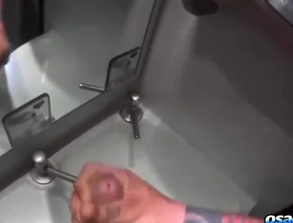 Masturbating Inside the Bus Bathroom