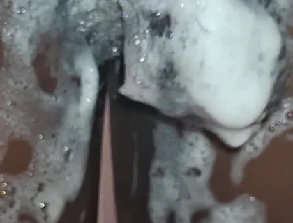 Cms Cleaning His Big Black Uncut Cock