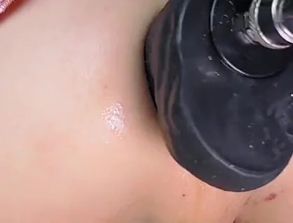Cute Femboy Ass Is Experiencing a Big Dildo
