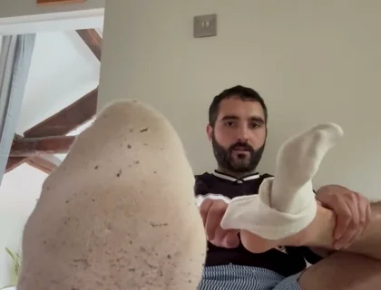 Sniffing My Overused Socks After the Gym!