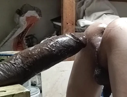 Always Against a Huge Dildo
