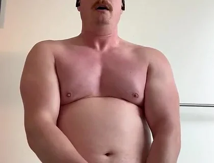 Stepdaddy Busts a Load After the Gym