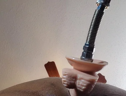 Sex Machine Fucks Me. Huge Dildo