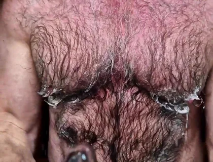 Hairy Muscle Bear Cools Down