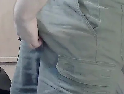 Hot Stud Goes Commando During Leg Day