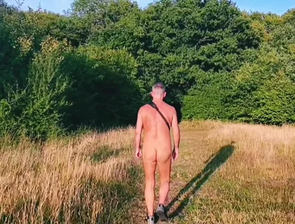 Naked Outdoor Walking