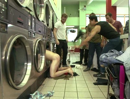 Punk Gets His Balls Stretched and His Hole Fucked by a Crowd of Men