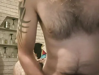 Wanking My Big Hard Dick and Smoking a Cigarette