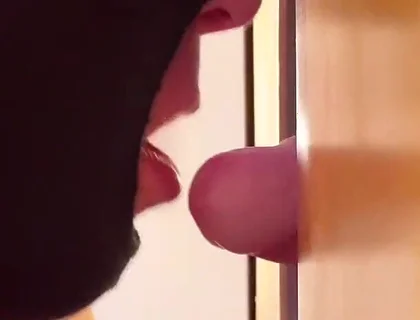 Small Balkan Cock Squirts All Full at Gloryhole