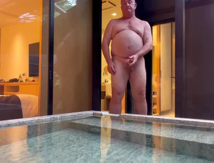 Some Fun in a Hot Tub in Fuji Japan