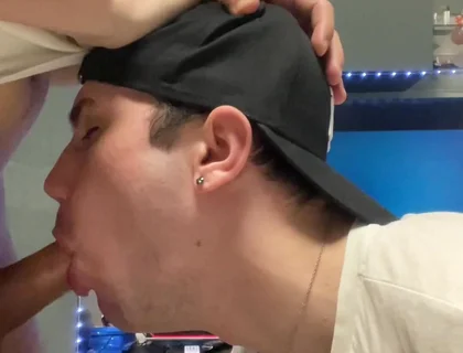 Deepthroat - He Cum on My Face