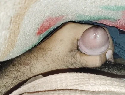 Hot Deshi College Boy Masturbation Under the Blanket
