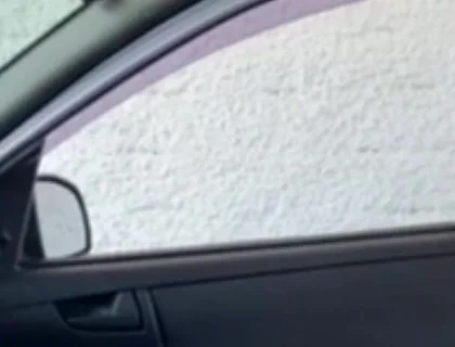 Skinny Jerking off and Cumming Inside the Car