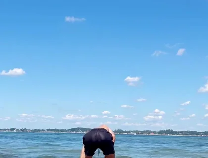 My Butt at the Beach