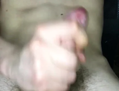 Young Man Jerking off His Big Cock