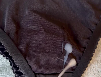 Cum on Wife’s Panties 18