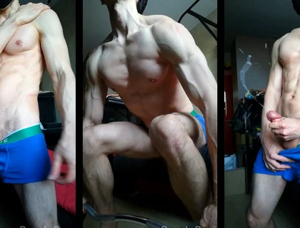 A Quick Warm-up Before the Main Workout - Massive Cumshot