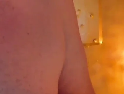 Cum Biscuit at Gloryhole Squirted on the Biscuit