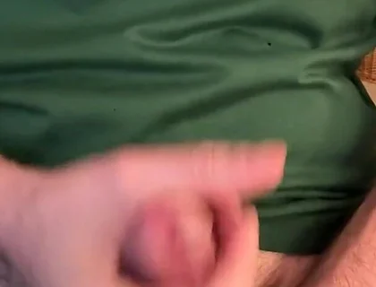 Edging My White Cock with Cum as Lube