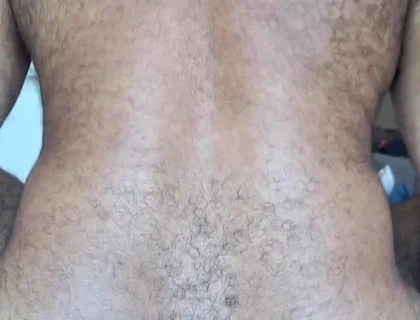 Bearded Stepfather Getting Into the Bear. Bareback and Cumshot