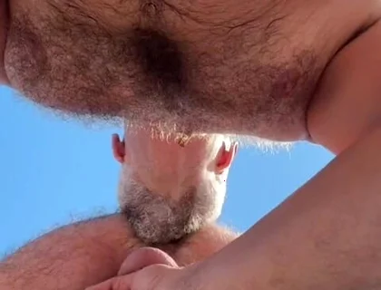 Hot Daddies Public Beach Fuck - They Stopped Traffic!