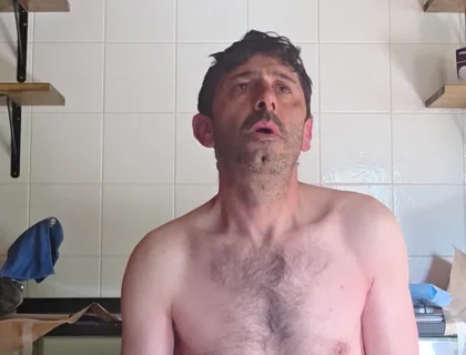 Straight Guy with Huge Cock Jerks off in the Cabin