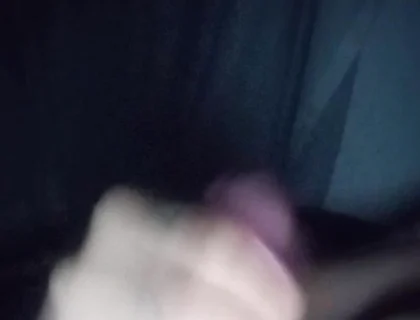 Masturbating