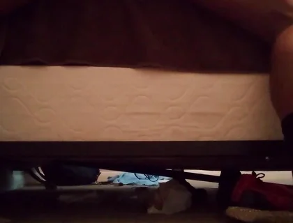 Amazing Anal Penetration on Sex Toy on Edge of Bed