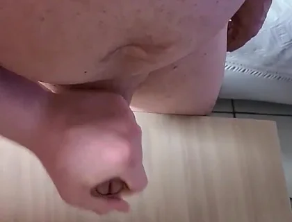 Boy Giving Daddy a Helping Handjob