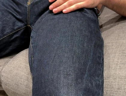 Watching Porn in Tight Jeans - Cumming on Myself