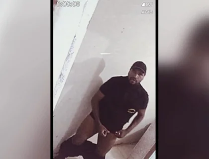 Security Guard Masturbating at Work