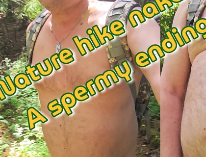 Nature Trip Naked, Ends with Sperm