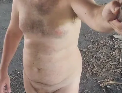 Walking Naked Boy