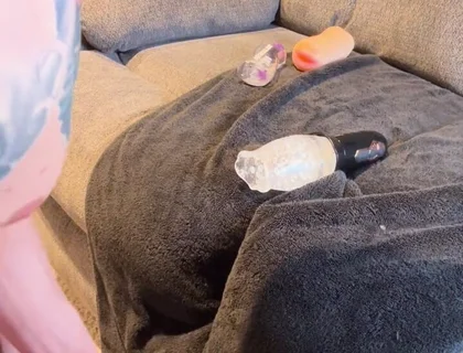 Multiple Masturbation Toys and Multiple Cumshots