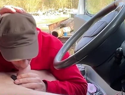Daytime Truck Stop Meeting Inside My Truck With A Curious Encounter