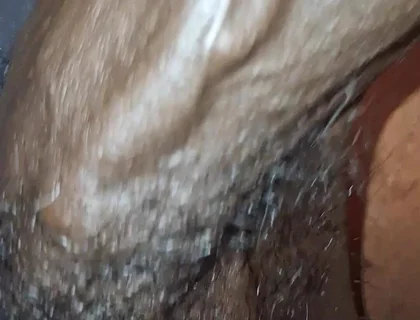 Stiff BBC Close up Action