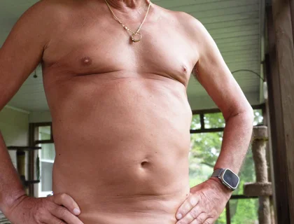 Grandpa on the Porch