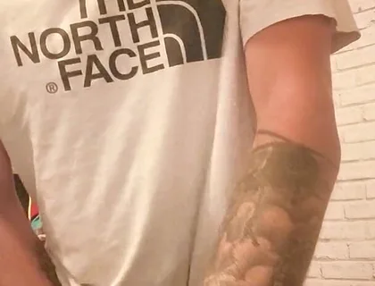Big Dick Wanking and Smoking