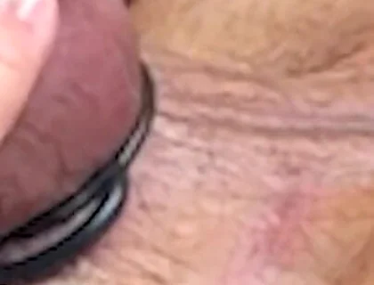 Up Close of Me Hammering My Thick Dick