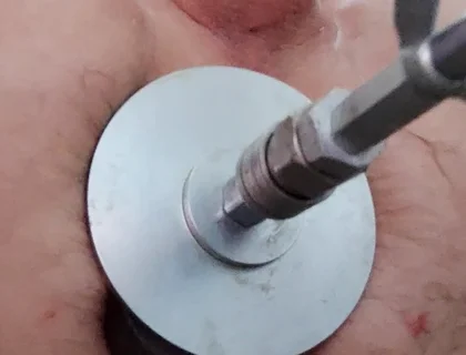 Fucking Machine Pounds My Ass While I Jerk off