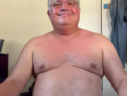 Man Nude in Bedroom in the Morning