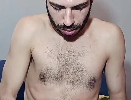 First Time on Video Sucking a Dildo