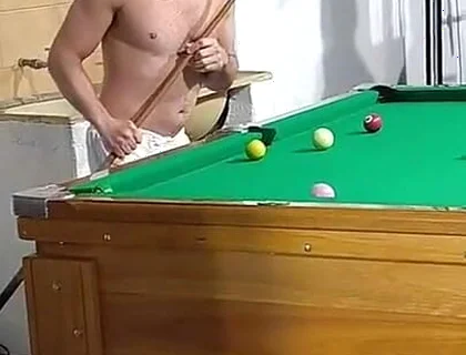 Me, Carmona, Opaido Carmona and Viking De Taubaté Started a Game of Pool Naked